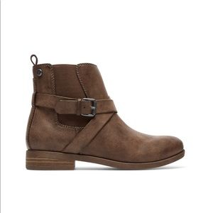 ROXY BROWN BOOTIES ANKLE BOOTS NEW